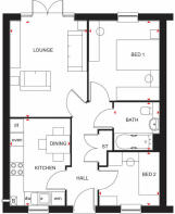 Floorplan of The Bedale