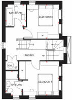 The Knaresborough first floor floor plan