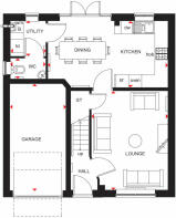 The Windermere ground floor floorplan