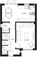 The Kingsley ground floor floorplan