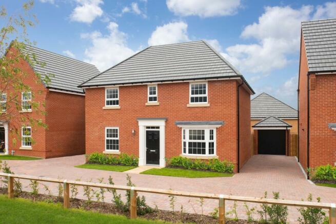 External view of the four bedroom detached Bradgate at Gateford Manor, Worksop