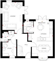 Ground floor of the 4 bedroom Avondale