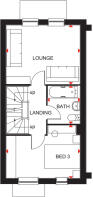 The Cannington First Floor Floorplan