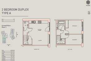 2 bed duplex Type A