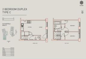 2 bed duplex Type C