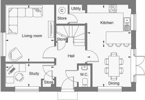 Dandara - Braeburn Fields - The Penshurst, Home 26 floorplan