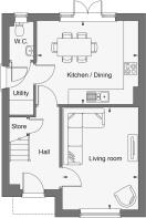 Dandara - Braeburn Fields - The Frogmore, Home 20 floorplan