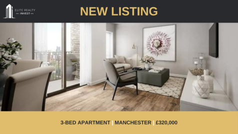 3-bed Manchester Apartment