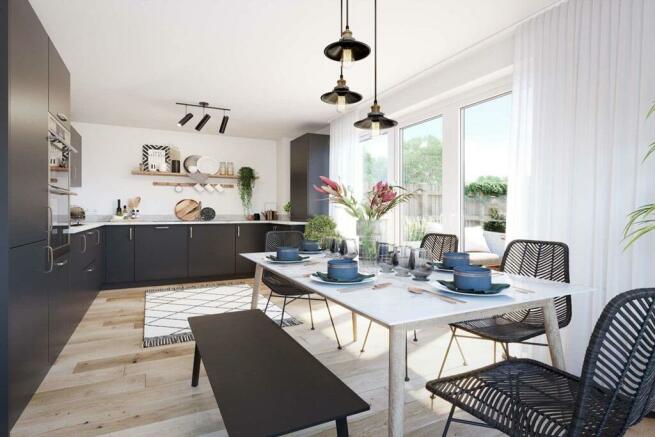Space for family meals and entertaining