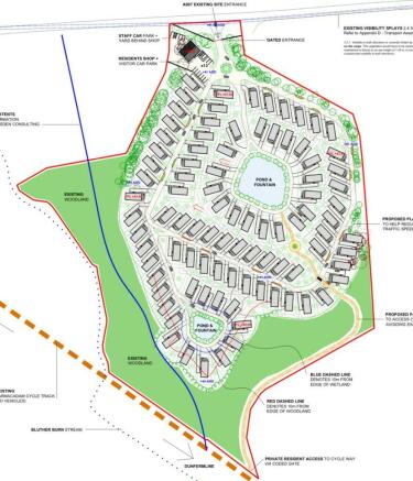 Proposed Development at Castle Hill - Proposed Site Plan