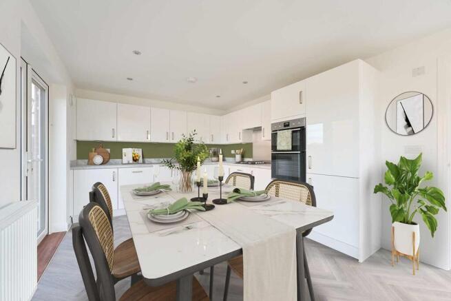 Sociable open plan layout - CGI