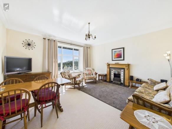 Bay view living room