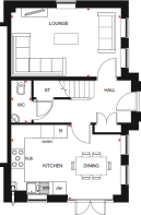 Hesketh GF floorplan Hampton Beach