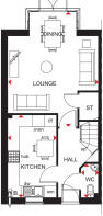 Woodcote ground floor plan