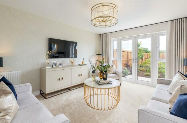 Lounge in Glenbervie show home