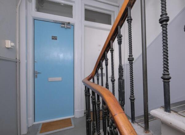 Landing and front door