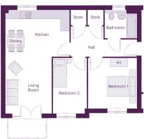 Floor Plan for plots 244, 246 and 248