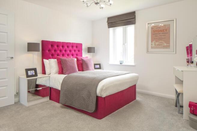 Master bedroom with en suite bathroom