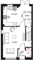Maidstone Ground floor plan at Great Oldbury