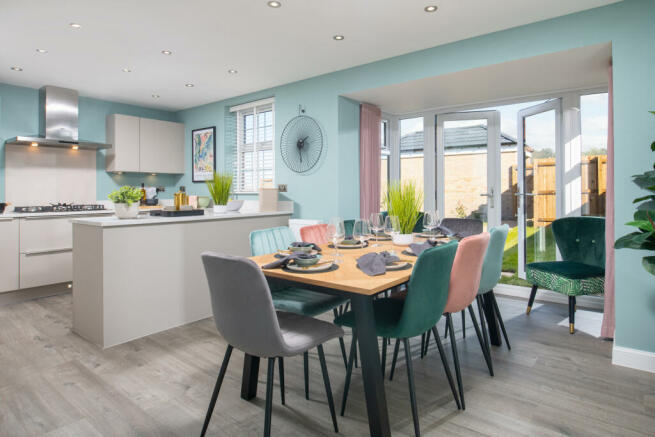 Inside view of 4 bedroom detached Hollinwood kitchen