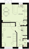 Ground floor of the 4 bedroom Chester at Fairway Gardens July 2024