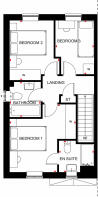 First floor plan of our Ellerton 3 bed home