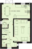 Ground floor plan of our 4 bed Kingsley home