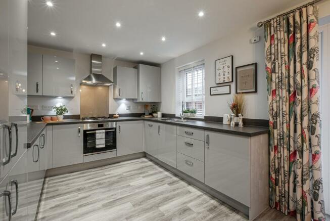 Interior view of the kitchen in our 4 bed Kingsley home