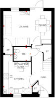 Ground floor of the 3 bed Portmore