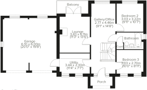 Ground Floor (3-bedroom option)