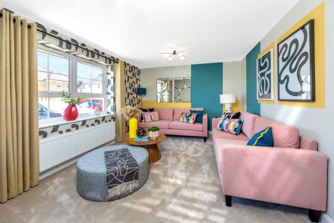 Moresby Show Home lounge