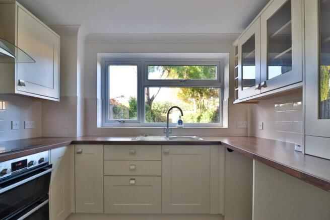good workspace and views into the garden space for