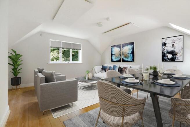 Living and dining room