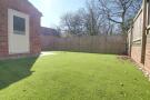 The back garden showing the nice outlook beyond