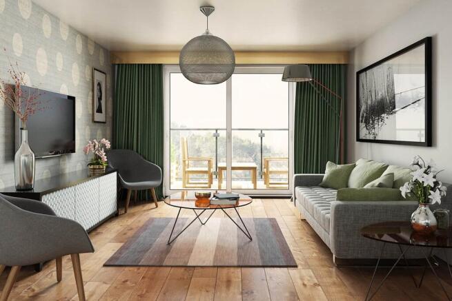 A blank canvas living space to make all yours