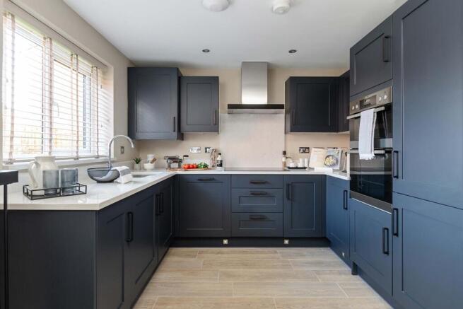Beautifully designed kitchen with ample storage