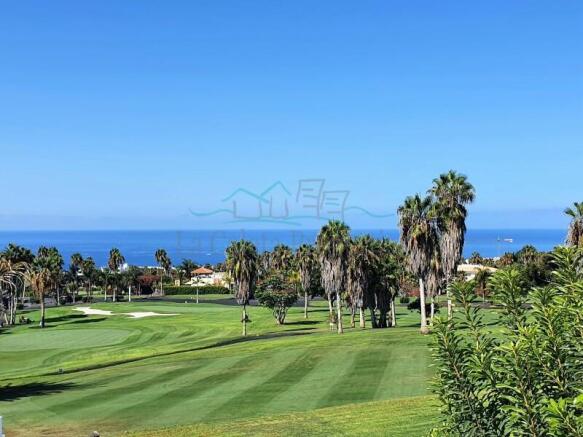 Views over the golf course