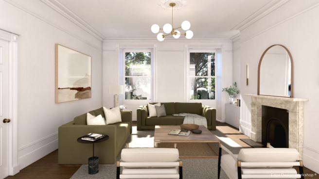 CGI reception room