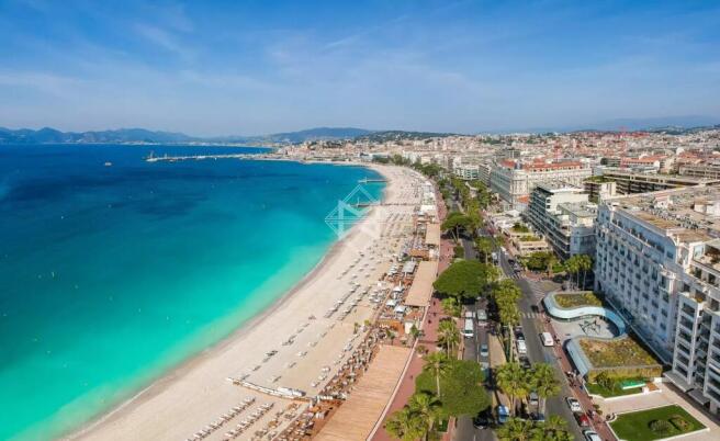 Panorama of Cannes, Cote d'Azur, France, South Eur