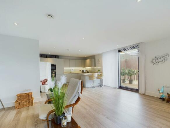 Open Plan Modern Kitchen/Living Area