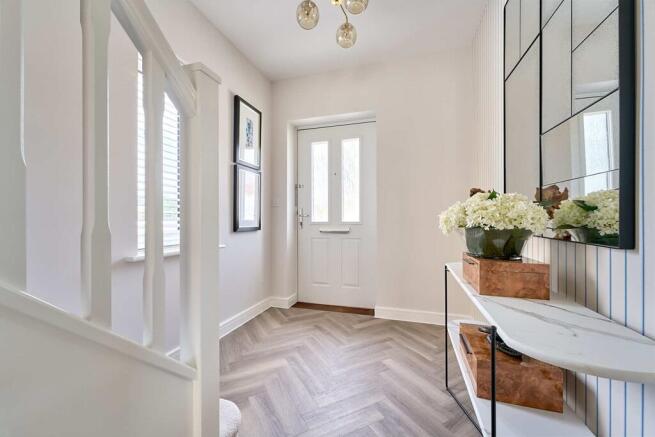 A large and bright entrance hall