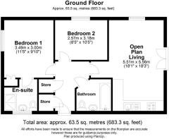 Floor plan Flat 3 Willow rd.jpg