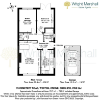 75 CEMETERY ROAD, WESTON, CREWE, CHESHIRE, CW2 5LJ