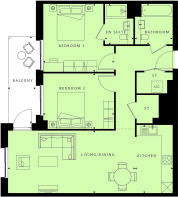 Plot(s) 17, 26, 35, 44, 53, 62, 71 & 80 - Two Bedroom Home