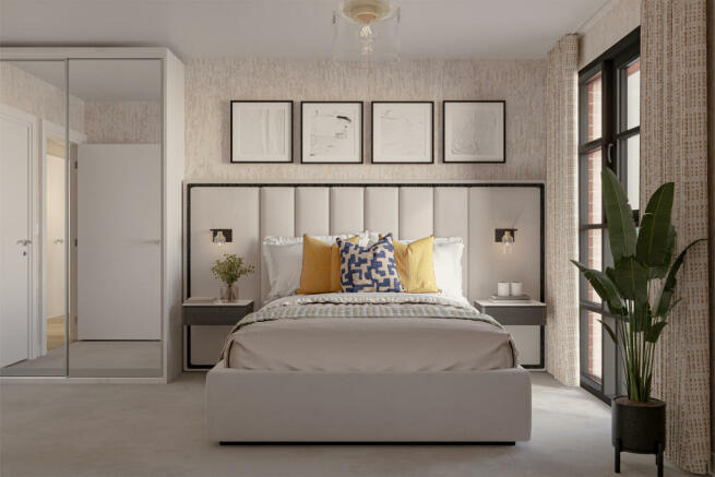 Bedroom 2 - Brookside Apartments (Plot 109) - View 3