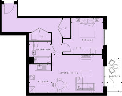 Plot(s) 6, 15, 24, 33, 42, 51, 60, 69 & 78 - One Bedroom Home