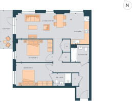 brookside floorplan plots 9, 1, 18, 2, 27, 3, 36, 4, 45, 5
