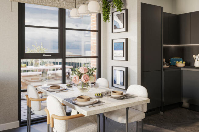 Plot 92 - Brookside Penthouses - Dining