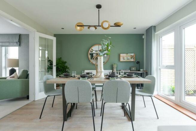 A wonderful space for family mealtimes or entertaining