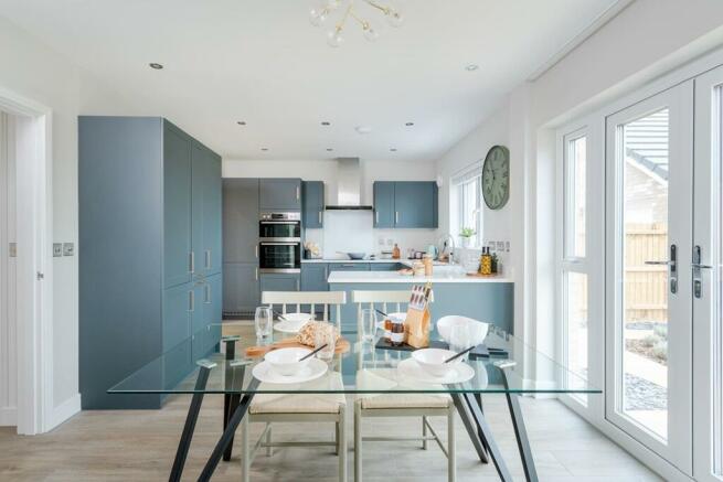 The kitchen/breakfast room is ideal for family life